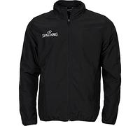 Spalding Giacca in Tessuto da Uomo, Nero, S