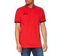 Spalding - Maglietta Polo, Uomo, Polo Shirt, Rosso/Nero, XXXXL