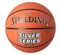 Spalding - Silver Series - Pallacanestro - Misura 5 - Pallacanestro - Materiale antiscivolo - Eccellente grip - Perfetto per la sala - Palla di gomma