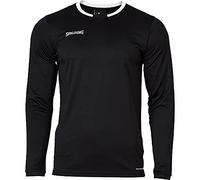 Spalding Training Longsleeve, Felpa Uomo, Nero/Bianco, S