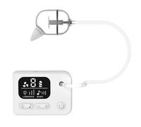 Spalivivre Aspiratore nasale elettrico per bambini, con 3 punte in silicone e 9 livelli di aspirazione, pulitore automatico per naso per neonati con musica lenitiva e funzione luce, anti-riflusso