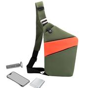 Spalla imbrattata Porta borsetta Slim Pack Waterproof - Borsa per casse 'imbracatura per uomini, sacchetto di fiamme casual antifurto per le date di viaggio in uscita quotidiana in uscita
