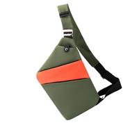 Spalla imbrattata Porta borsetta Slim Pack Waterproof - Borsa per casse 'imbracatura per uomini, sacchetto di fiamme casual antifurto per le date di viaggio in uscita quotidiana in uscita
