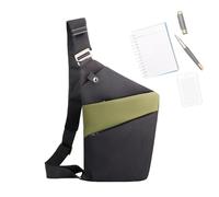 Spalla imbrattata Porta borsetta Slim Pack Waterproof - Borsa per casse 'imbracatura per uomini, sacchetto di fiamme casual antifurto per le date di viaggio in uscita quotidiana in uscita