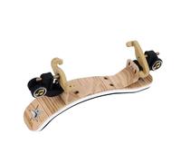 Spalla per violino Pieghevole Altezza regolabile Ergonomico Morbido Imbottito Spalle Supporto per Violino 1/2 Realizzato in Metallo ABS e Spugna (Colore di legno)