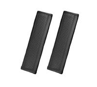 Spallacci for cintura di sicurezza for auto in pelle PU 2 pezzi, protezione traspirante for cinghia di sicurezza for accessori interni for auto(2PCS Black)