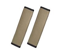 Spallacci for cintura di sicurezza for auto in pelle PU 2 pezzi, protezione traspirante for cinghia di sicurezza for accessori interni for auto(2PCS Beige)
