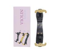 Spallaccio Per Violin Parte del cuscinetto per artigli in gel di silice durevole professionale per violino 1/2 1/8 3/4 4/4(3-4 4-4black)