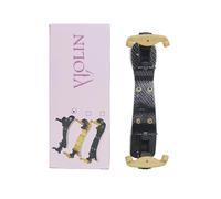 Spallaccio Per Violin Parti del cuscinetto per artigli in gel di silice durevole professionale per violino 1/2 1/8 3/4 4/4(3-4 4-4black)