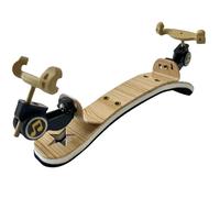 Spalliera per Violino 4/4 Violino Spalla Resto 1/2 3/4 Professionale Durevole Gel di Silice Spalla Resto Artigli Violino Resto Pad Violino Accessori Parti (Color : Wood Grain1/4 1/16)