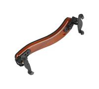 Spalliera per violino per 4/4 4/3, cuscinetto in ABS con finitura marrone con venature del legno, regolabile in altezza a 3 marce, accessori universali per violino di dimensioni standard, protegge lo