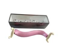 Spalliera per Violino Poggiaspalla Accessori professionali per violino Design raffinato 3/4 4/4 Poggiaspalla per violino regolabile (colore opzionale) (Color : Pink)