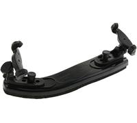 Spalliera per violino regolabile in plastica, nero, misure da 1/2 a 1/8, nero 1-2, Normale