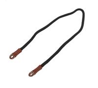 Spallina per collo in cotone vintage con corda rotonda per fotocamere Mini DSLR, nero