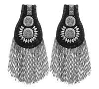 Spalline con nappa, 2 pezzi: eleganti spalline per giacche, costumi e abiti da