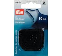 Spalline per Reggiseno Ricambio 2 Pezzo 10 MM Largo Nero