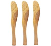 Spalmaburro, coltelli da burro in legno da 6, 7 pollici, 3 pezzi, spalmaburro per sandwich facili da pulire per marmellata, formaggio, panna, pane, colazione, picnic.
