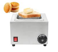 Spalmatore di burro elettrico, scaldaburro elettrico professionale, ideale per ristoranti, panetterie e famiglie, per spalmare burro su toast, hamburger, pane, bistecche e panini.
