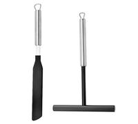 Spalmatore Per Crepe - Spatola Crepes Legno | Spatola Crepes Silicone | Strumenti Di Cottura Portatili Per Raschietto E Spalmatore Peer Pancake Perr Cucina Con Supporto Perr Pancake Access0ri