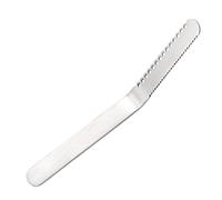 Spalmatore per formaggio Strumento decorativo in acciaio inossidabile con | Spalmatore di condimenti Adatto A Glassare Pane Crema Cucina Ristorante Torte Di Mais Al F Argento