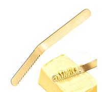 Spalmatori Per Alimenti Spatola Da Formaggio In Acciaio Con Bordo | Spalmatore di condimenti Adatto A Glassare Pane Crema Cucina Ristorante Torte Di Mais Al Forno Oro