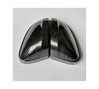 SPAMFAFGHQ 2 Pezzi Coperture Specchietto Laterale Carbonio Per VW Per Passat B8 Per Variant Cap 2016 2017 2018 2019(No blind spot hole)