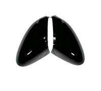 SPAMFAFGHQ 2 Pezzi Per VW Per Passat B8 Coperchi 2015-2020 Calotta Specchietto Laterale Nero Perla Lucida Copertura Variante Pezzo Di Ricambio Auto(Nessun buco)