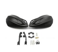 SPAMFAFGHQ 2 Pezzi Universali Per Accessori Per Paramani Per Motociclette Protezioni Per Le Mani Per(NERO)