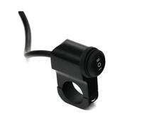 SPAMFAFGHQ Accessori Universali Interruttore Comando Manubrio Della Moto | Segnali Di Nebbia Pulsante Indicatore Luminoso Interruttore Controller Luce Moto(NERO)