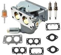 SPAMFAFGHQ Carburatore 791230 Per B&riggs & S&tratton 791230 799230 699709 499804 499809 Per V-Twin 20 CV 21 CV 23 CV 24 CV 25 CV Manuale C(GRIGIO)