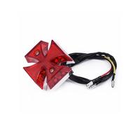 SPAMFAFGHQ Luce Di Stop Posteriore A LED Per Croce Per Moto Lampada Integrata Targa DC 12V Per Elicotteri Per Bici Da Corsa Quad ATV