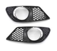SPAMFAFGHQ Per Benz Classe C W204 2008 2009 2010 1 Coppia Di Griglie Fendinebbia Per Paraurti Anteriore Con Cornice Cromata