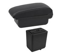 SPAMFAFGHQ Per Citroen Per Berlingo Bracciolo Parti Di Retrofit Auto Bracciolo Scatola Di Stoccaggio Caricatore USB Interfaccia(B1 Linea Bianca)