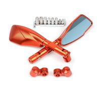 SPAMFAFGHQ Per Hornet 600 CB 600F 900F 250F 300F 650F X4 CBF600 Motocicletta Motocicletta Retrovisore Adattatore Specchietto Retrovisore Posteriore(Arancia)