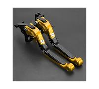 SPAMFAFGHQ Per SH125 SH125i SH 125 125i 2008-2024 2023 2022 2021 Leve Freno Frizione Regolabili Estensibili Pieghevoli Per Moto Scooter(Oro nero)