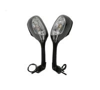 SPAMFAFGHQ Per Suzuki GSXR600 GSXR 600 750 2006-2010 /K5 K6 K7 K8 GSXR1000 2005-2008 Specchietti Retrovisori Laterali A LED Con Indicatori Di Direzione(Carbon LED)