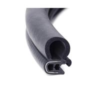 SPAMFAFGHQ Per VW Per T4 T5.1 T6 Transporter Multivan Caravelle Strisce Finitura Gomma Con Alette Auto GUARNIZIONE TUBO LATERALE Cofano Porta Scorrevole Anteriore(5 meters-SIDE TUBE)