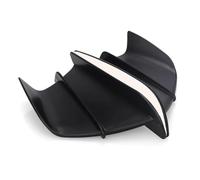 SPAMFAFGHQ Per Yamaha YZF-R1 R3 R6 R125 Alettone Aerodinamico Universale Per Moto Con Adesivo Decorazione Motociclo(Nero brillante)