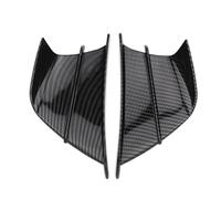 SPAMFAFGHQ Per Yamaha YZF-R1 R3 R6 R125 Alettone Aerodinamico Universale Per Moto Con Adesivo Decorazione Motociclo(Glossy Carbon Look)