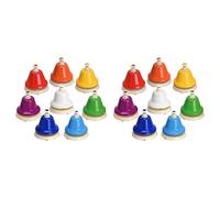 Spamietz 16X Scrivania, 8 note Diatonica Metallo Mano, Musica, Imparare Musicale Insegnamento Strumento Percussione