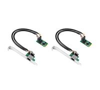 Spamietz 2X 2.5G Base-T Gigabit Adattatore di Rete I225 Chip 2500Mbps M.2 B/M Chiave A PCIe Ethernet Scheda Controller RJ45 LAN