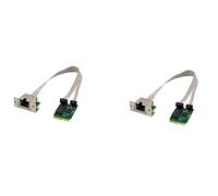 Spamietz 2X M.2 A+E 2.5G Adattatore Ethernet 2.5G/1G/100M Multi-Gigabit M.2 Scheda di Rete 8125B COM