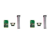 Spamietz 2X RTL8111F Mini PCIE Gigabit Scheda di Rete LAN Ethernet a Porta Singola Scheda Realtek 8111F Controllo Industriale Scheda di Rete
