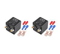 Spamietz 2X WM686 DC 12V Relè Batteria Isolamento Relè 12V / 120A Picco di Carico per Auto Camion Auto con Cablaggio Terminale