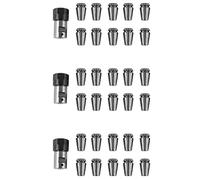 Spamietz 30Pcs Er16 Molla Collet + Albero Motore 8mm Estensione Rod Holder CNC Fresatura Tornio Strumento Macchina Per Incidere