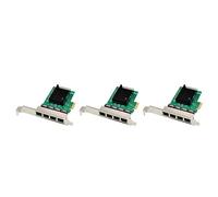 Spamietz 3X Pci-E X1 Scheda di Rete Gigabit Pci-Express 4 Porta Ethernet Scheda di Rete Ethernet Rtl8111F Scheda LAN