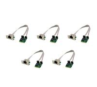 Spamietz 5X M.2 A+E 2.5G Adattatore Ethernet 2.5G/1G/100M Multi-Gigabit M.2 Scheda di Rete 8125B COM