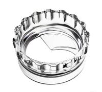 Spandiconcime per moka, dosatore per caffè espresso espresso con funzione di cattura, livellatore uniforme per polvere, per barista (grande)