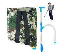 Spandiconcime per Prato e Giardino, Spandiconcime con Zaino, Applicatore Manuale di Fertilizzante per Prato e Giardino, Strumento Spargisemi Manuale per Mais Verdure Alberi da Frutto, Attrezzi da Gia