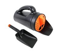 Spandiconcime portatile per spargere sale e semi, 33 x 18 cm, strumento regolabile per la diffusione del prato, shaker per ghiaccio e neve, dispositivo durevole per spargere il giardino, per casa